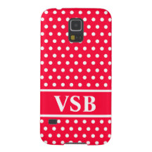 Puntos rojos de polka