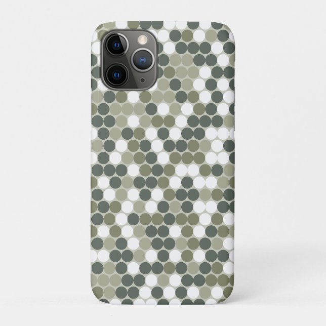 Funda De Case-Mate Para iPhone Puntos verdes (Reverso)