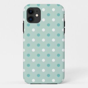Funda Para iPhone 11 Puntos verdes azules