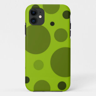 Funda Para iPhone 11 Puntos verdes retro