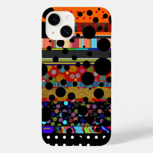 Funda Para iPhone 14 De Case-Mate puntos y rayas de diferentes patrones
