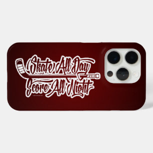 Funda Para iPhone 15 Pro Puntuación toda la noche (hockey)