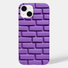 Funda Para iPhone 14 De Case-Mate Purple Brick Wall iPhone Case Trendy Look