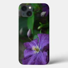 Funda Para iPhone 13 Purple Clematis