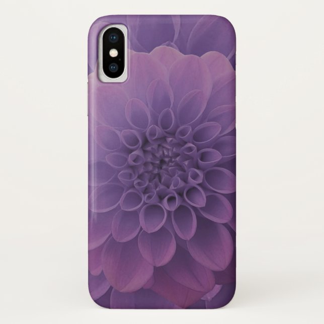Funda De Case-Mate Para iPhone Purple Dahlia (Reverso)