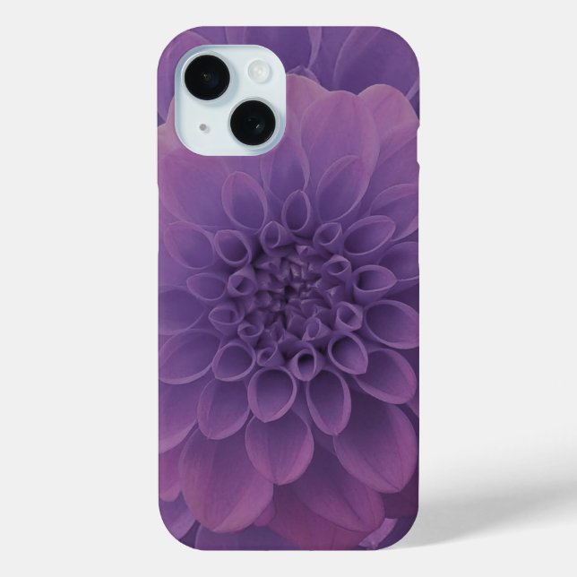 Funda De Case-Mate Para iPhone Purple Dahlia (Reverso )