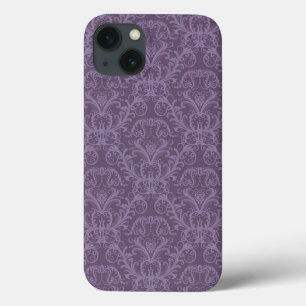 Funda Para iPhone 13 Purple floral wallpaper 2
