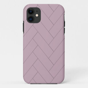 Funda Para iPhone 11 Purple Herringbone