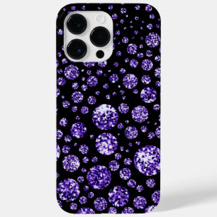 FUNDA PARA iPhone 14 PRO MAX DE Case-Mate PURPLE IRIDESCENT DIAMOND LOGRO