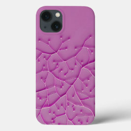Funda Para iPhone 13 Purple Organic Texture iPhone Case Trendy Look