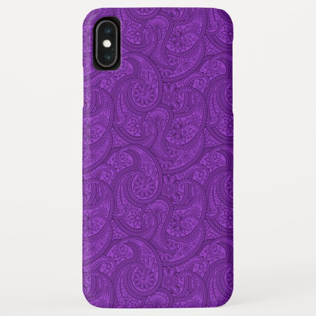 Funda De Case-Mate Para iPhone Purple Paisley (Reverso)