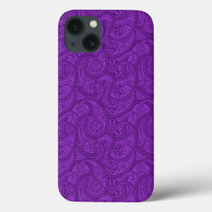Funda Para iPhone 13 Purple Paisley