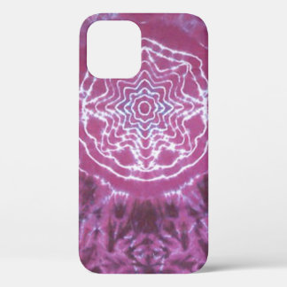 Funda Para iPhone 12 Purple Stars Tie Dye