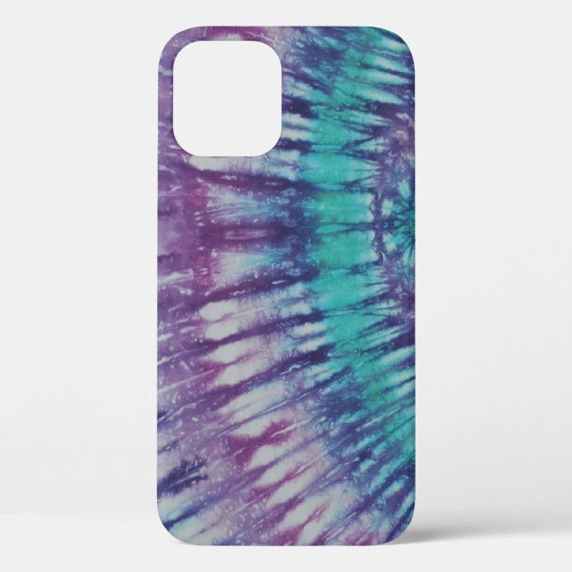 Funda De Case-Mate Para iPhone Purple Tie DyeCase (Reverso )
