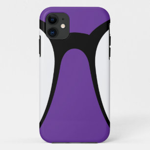 Funda Para iPhone 11 Púrpura, blanca y negra - estuche para iphone