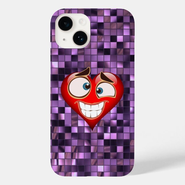 Funda De Case-Mate Para iPhone Púrpura cuadrado (Reverso )