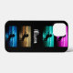 Funda De Case-Mate Para iPhone Púrpura de caballo negro, azul, Verde azulado, cie (Back (Horizontal))
