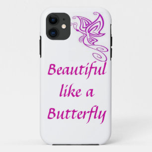 Funda Para iPhone 11 Púrpura del iphone 5/5s de la mariposa