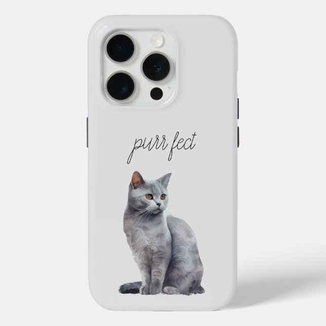 Funda De Case-Mate Para iPhone Púrpura gica gris (Reverso )