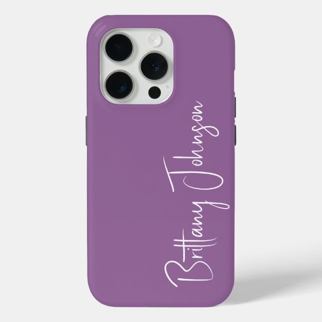 Funda De Case-Mate Para iPhone Púrpura Monogramado