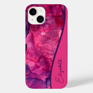 Funda Para iPhone 14 De Case-Mate Púrpura morado rosa personalizado