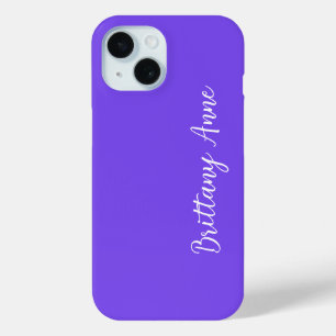 Funda Para iPhone 15 Púrpura personalizado