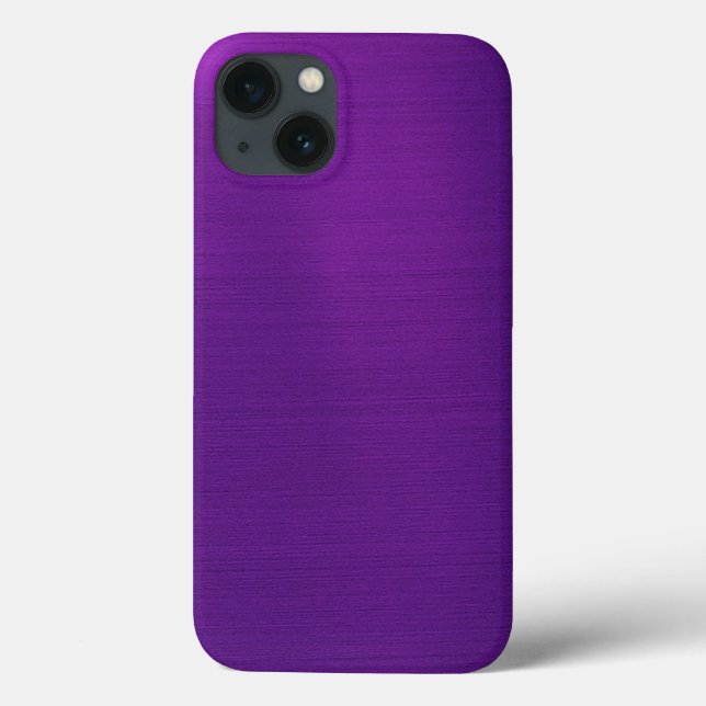 Funda De Case-Mate Para iPhone Púrpura real metálico (Reverso)