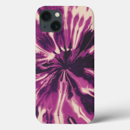 Funda Para iPhone 13 Púrpura tinte blanco