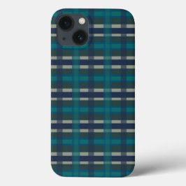 Funda Para iPhone 13 Púrpura Verde Azul Púrpura Y Turquesa Pintada A Ma
