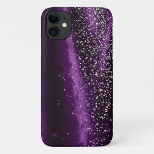Funda Para iPhone 11 Púrpura y diamantes - Impresionante Barely TherePr