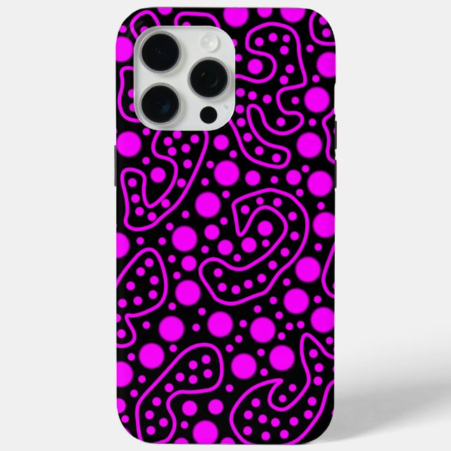 Funda De Case-Mate Para iPhone Púrpura y negro (Reverso )