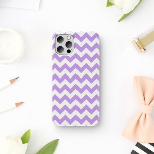 Funda Para iPhone 11 Púrpura Zigzag, Púrpura Chevron, Patrón Geométrico