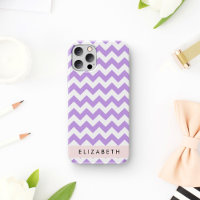 Púrpura Zigzag, Púrpura Chevron, Tu Nombre