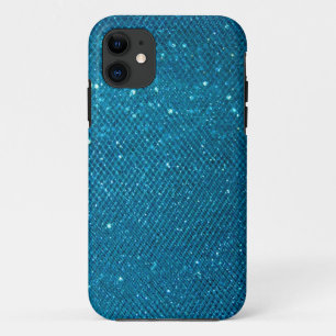 Funda Para iPhone 11 Purpurina azul