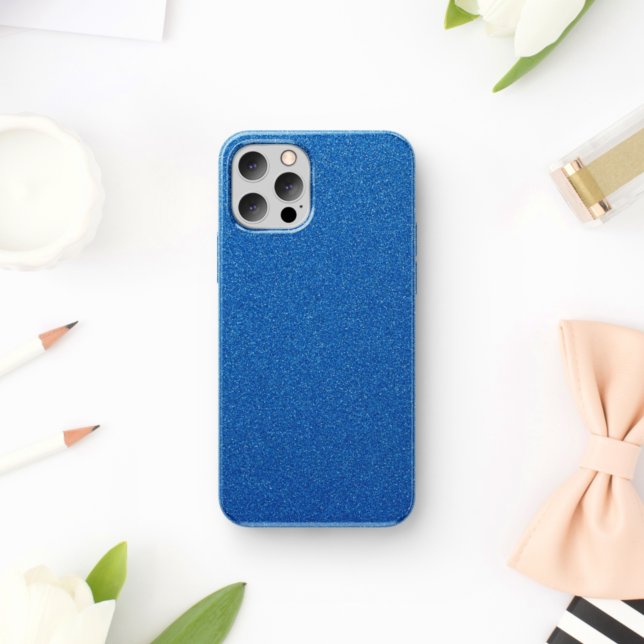 Funda De Case-Mate Para iPhone Purpurina azul, espárrago, fondo Purpurina (Subido por el creador)