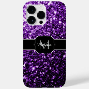 title_seo2 Purpurina brillante oscuro morado chispas Monogram