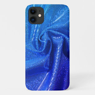 Funda Para iPhone 11 Purpurina brillante secuencial azul