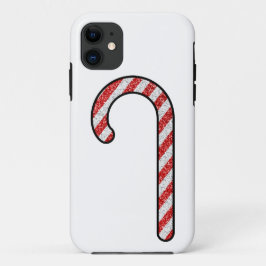 Funda Para iPhone 11 Purpurina Candy Cane