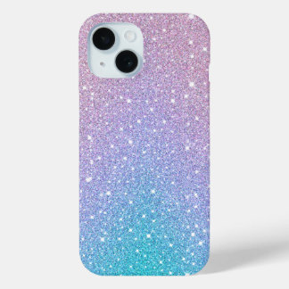 Funda Para iPhone 15 Purpurina colorido