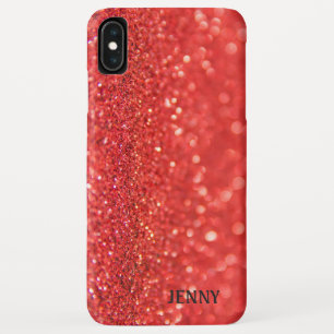 Funda Para iPhone XS Max Purpurina de arena roja