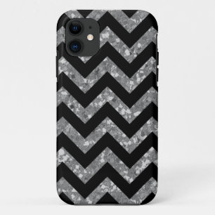 Purpurina de Chevron Look Funda para iPhone 5 BT