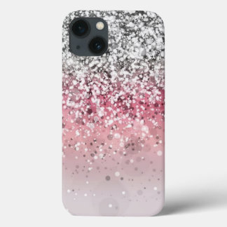 Funda Para iPhone 13 purpurina de lluvia
