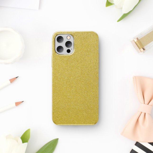 Funda De Case-Mate Para iPhone Purpurina de oro, Sparkle, fondo Purpurina (Subido por el creador)