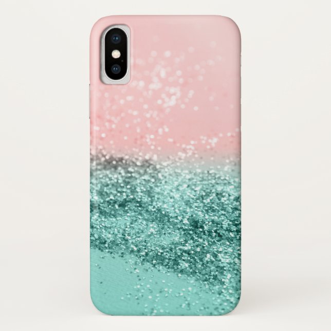 Funda De Case-Mate Para iPhone Purpurina de Vibes de Verano #4 (Reverso)