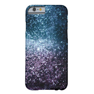Funda Barely There Para iPhone 6 Purpurina del espacio