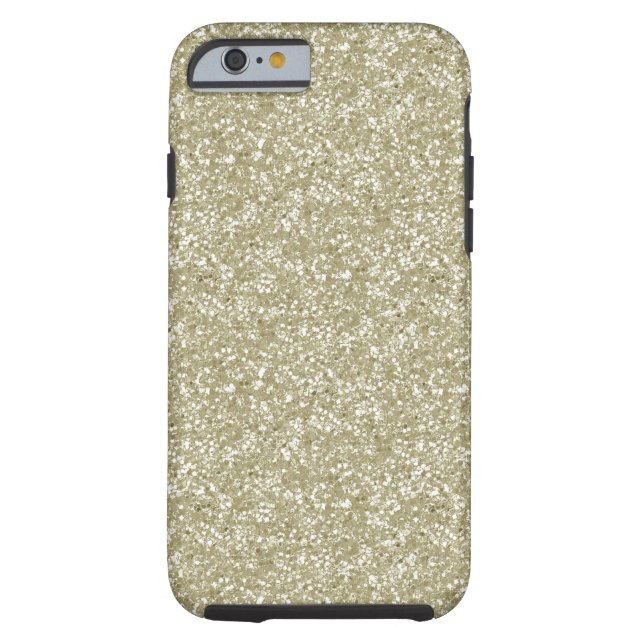 Funda De Case-Mate Para iPhone Purpurina del oro (Reverso)