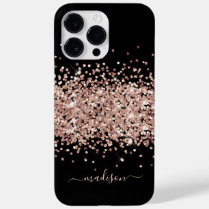 Funda Para iPhone 14 Pro Max De Case-Mate Purpurina Girly Sparkle Sweet 16 Rubor Pink