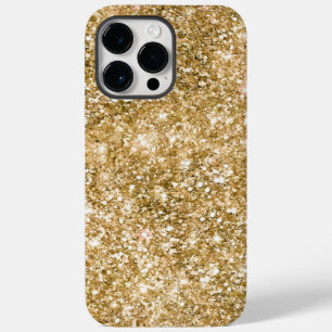 Funda Para iPhone 14 Pro Max De Case-Mate Purpurina Gold Glitz