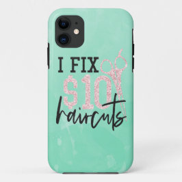 Funda Para iPhone 11 Purpurina I Fix $10 Cortes de pelo Estuche para te