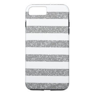 Funda Para iPhone 8 Plus/7 Plus Purpurina Look Stripes iPhone 7 Plus Tough Funda